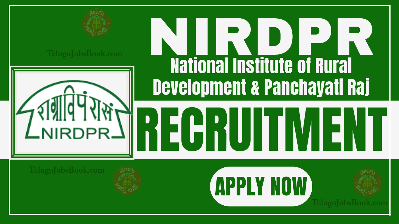 NIRDPR Junior Engineer Recruitment 2025