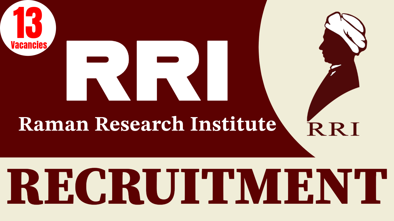 Raman Research Institute Recruitment 2025